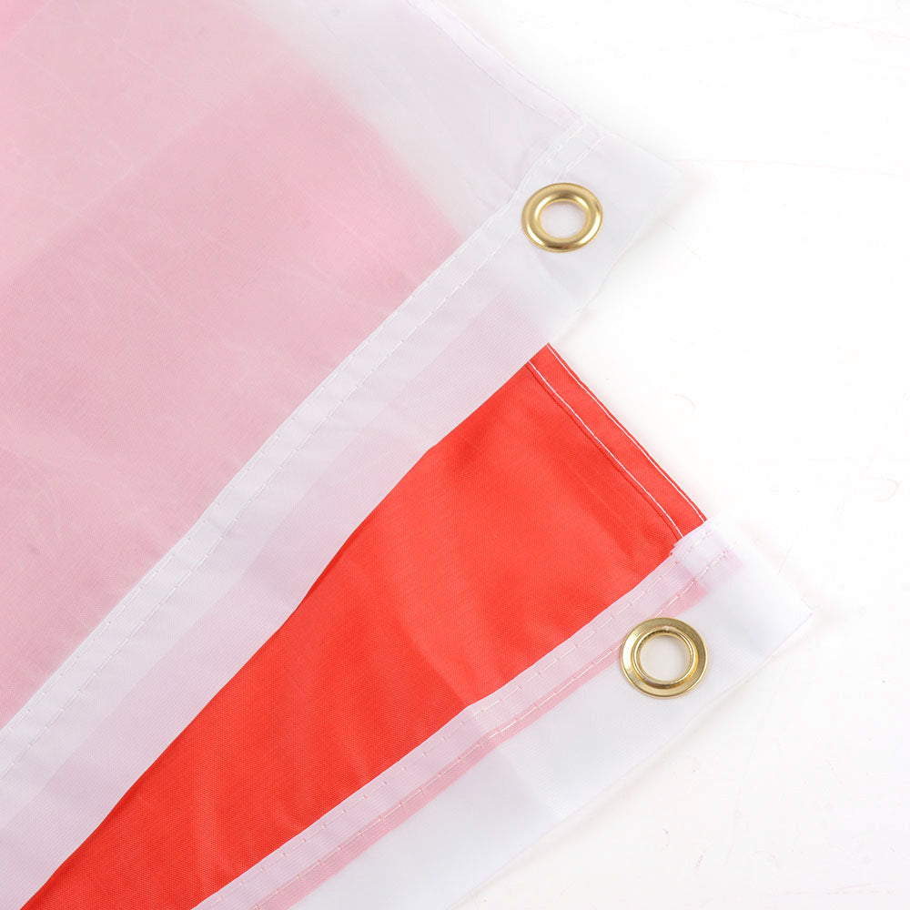 Singapore Flag - Screen Printing in Polyester