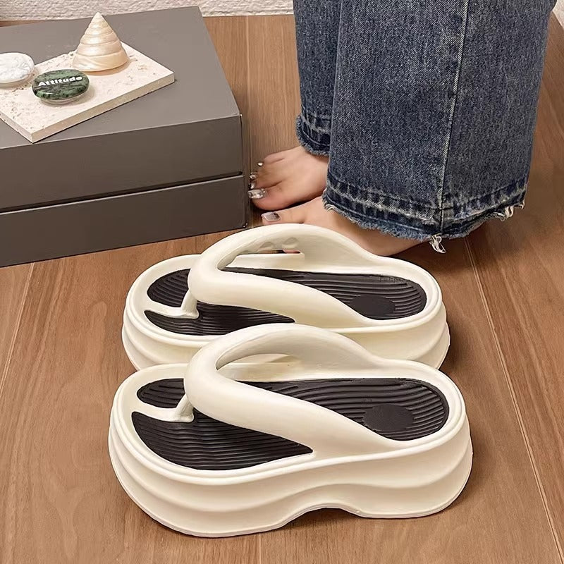 Fashion Personality Platform Flip Flops For Women