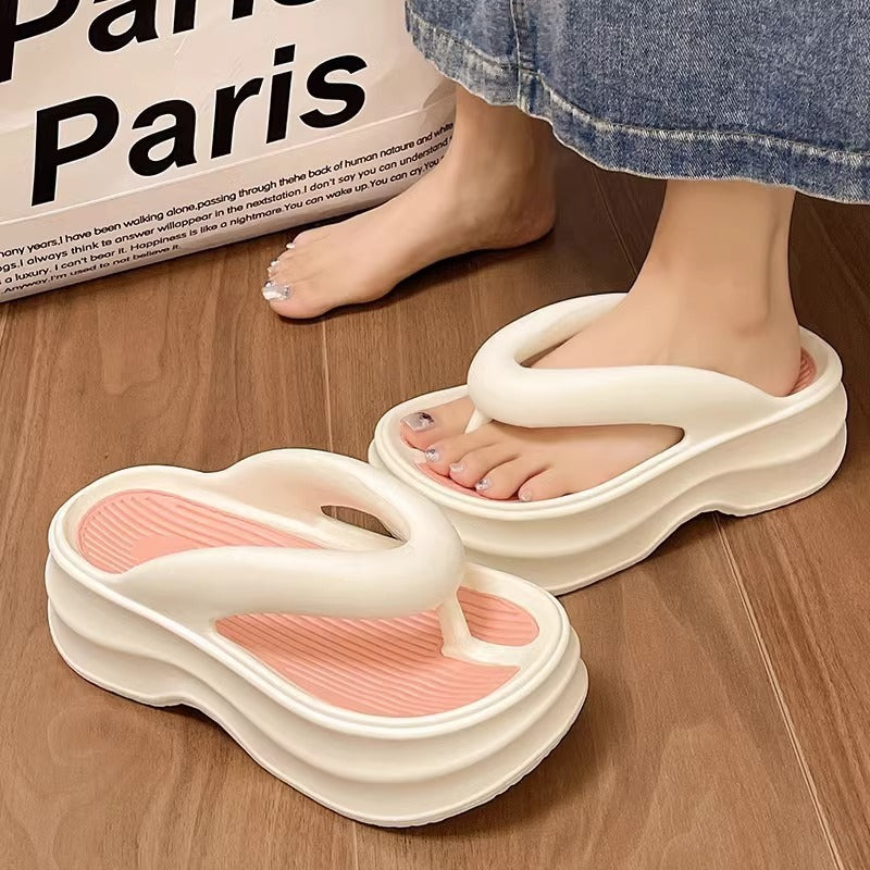 Fashion Personality Platform Flip Flops For Women