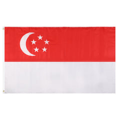 Singapore Flag - Screen Printing in Polyester